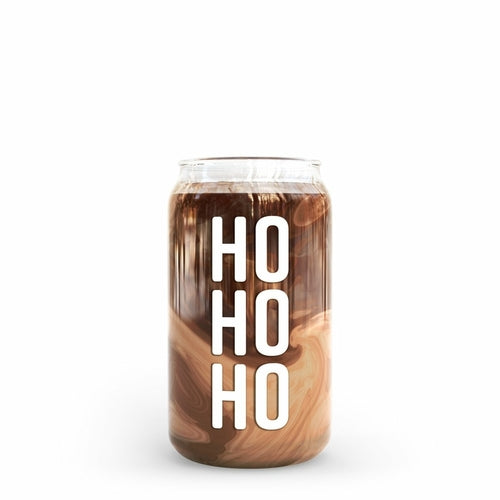 16 oz Beer Can Glass | Ho Ho Ho