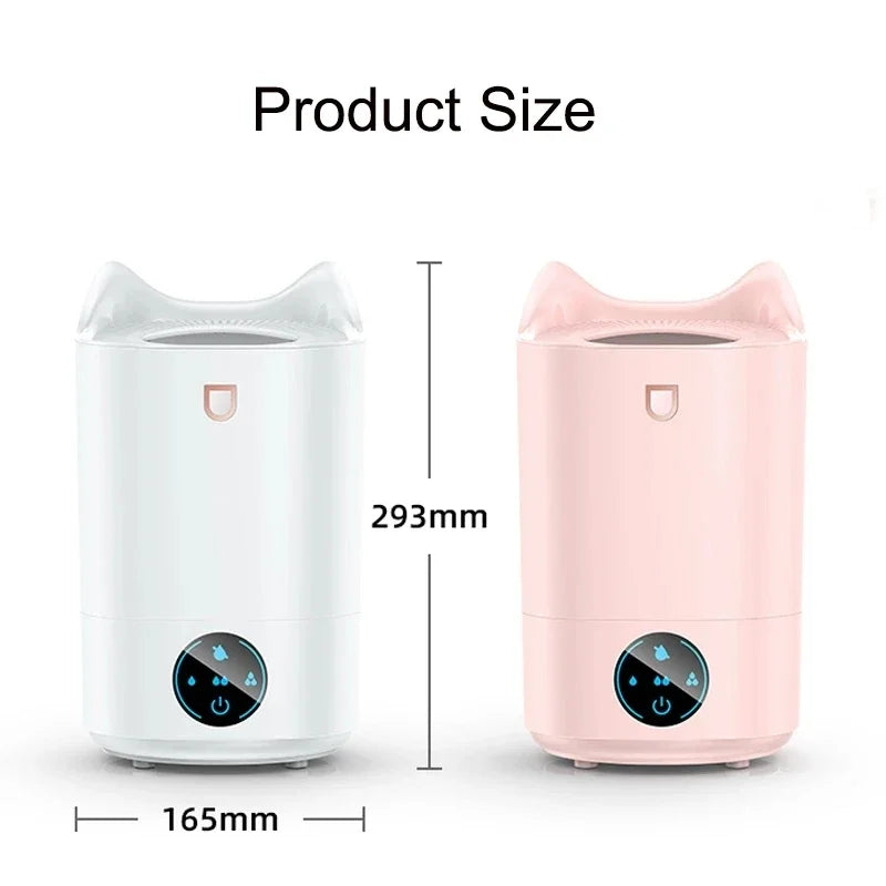 4100ML Air Humidifier Touch Screen Aroma Diffuser Large Aromatherapy
